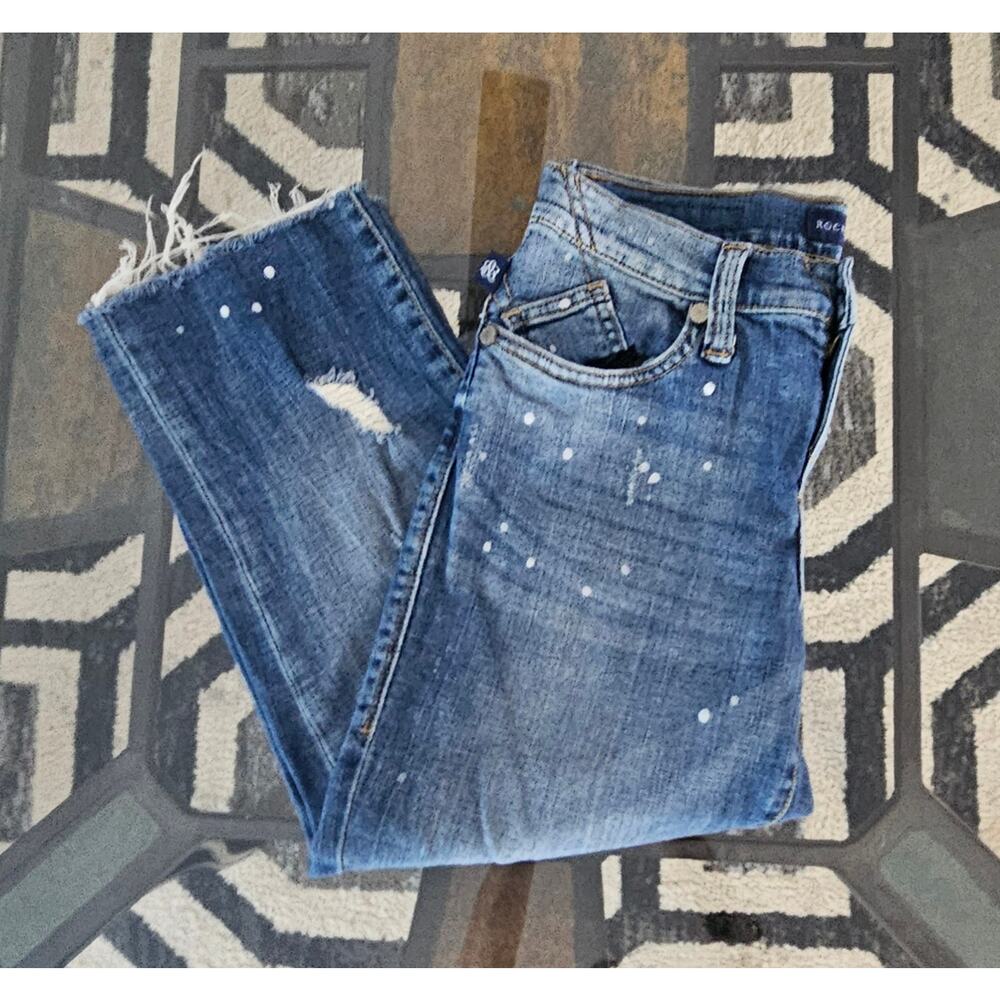 Women's/Juniors Rock & Republic Distressed Capri Jeans Size 4